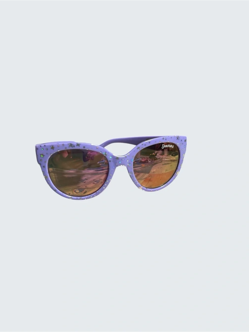 Skechers Girls' Purple Star Cat-Eye Sunglasses